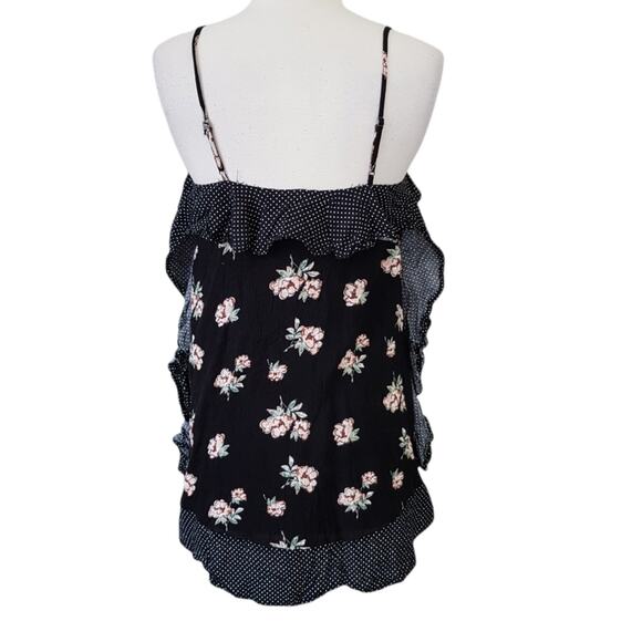 Lulu's Ruffled Around The Edges Floral Mini Dress / Tunic Top S - Picture 4 of 11